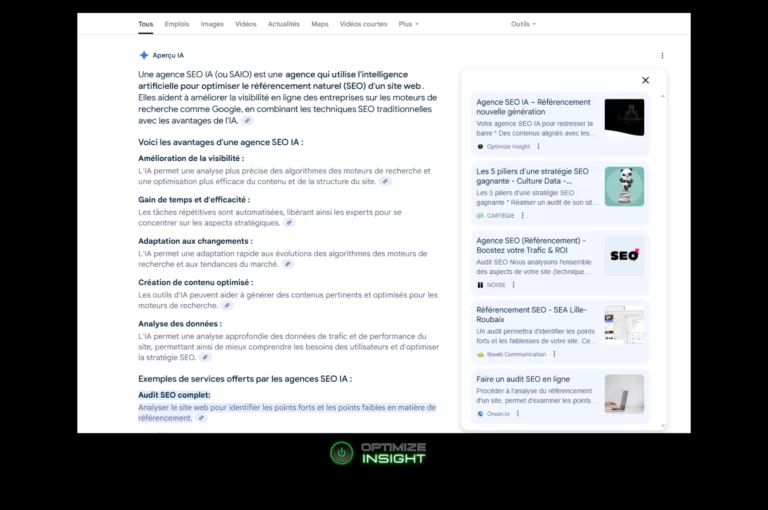 Référencement IA: Google AI Overviews